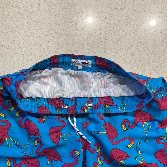 New Maamgic Flamingo Swimtrunks with 3 pockets size L - Picture 4 of 11